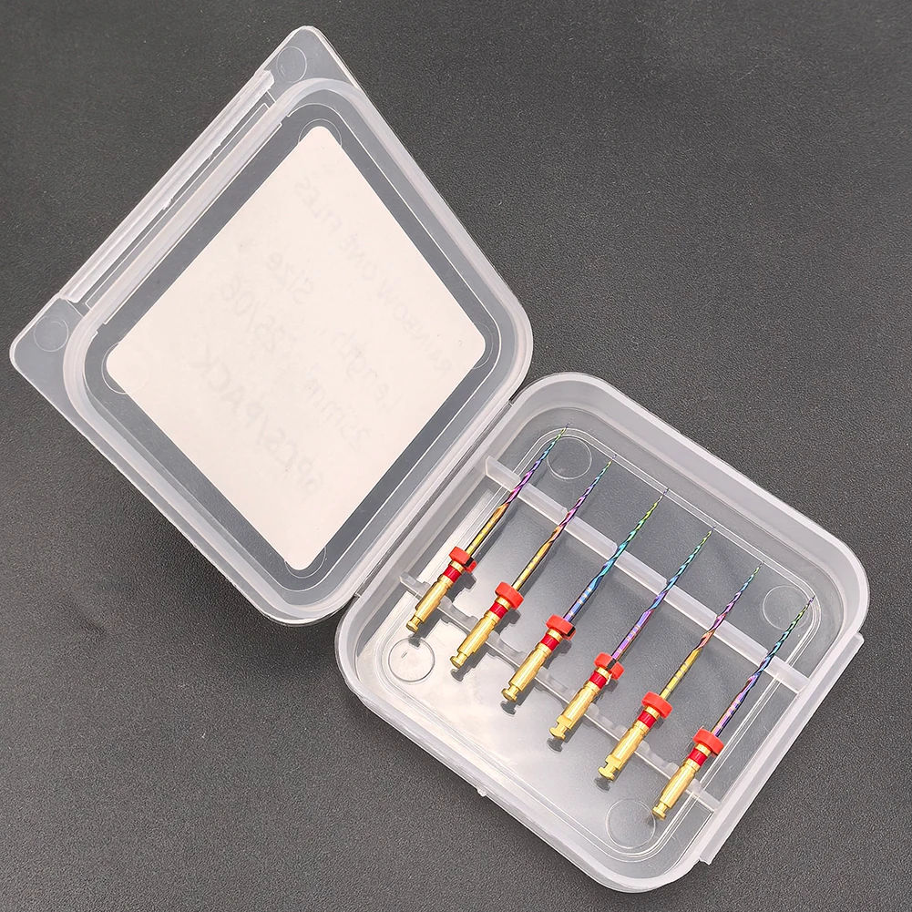 Dental RAINBOW ONE File Ultra-thin S-section Root Canal File NITI Rotary File System 06 25 04 20 04 25 04 30