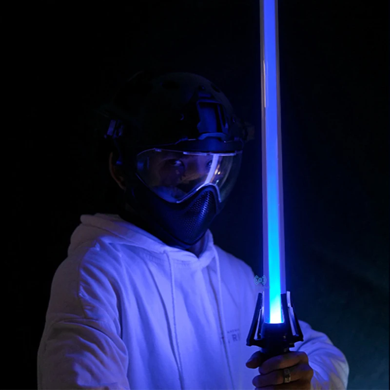 RGB Lightsaber Laser Sword Toys para crianças, fontes sonoras, Force FX, FOC Blaster, espada laser Jedi, mudança de 7 cores, 80cm