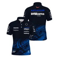 Camiseta Polo Williams Racing 2026, Carlos Sainz 55, Alex Albon 23, Deportiva, Secado Rápido, Casual, Tallas Grandes para Hombre
