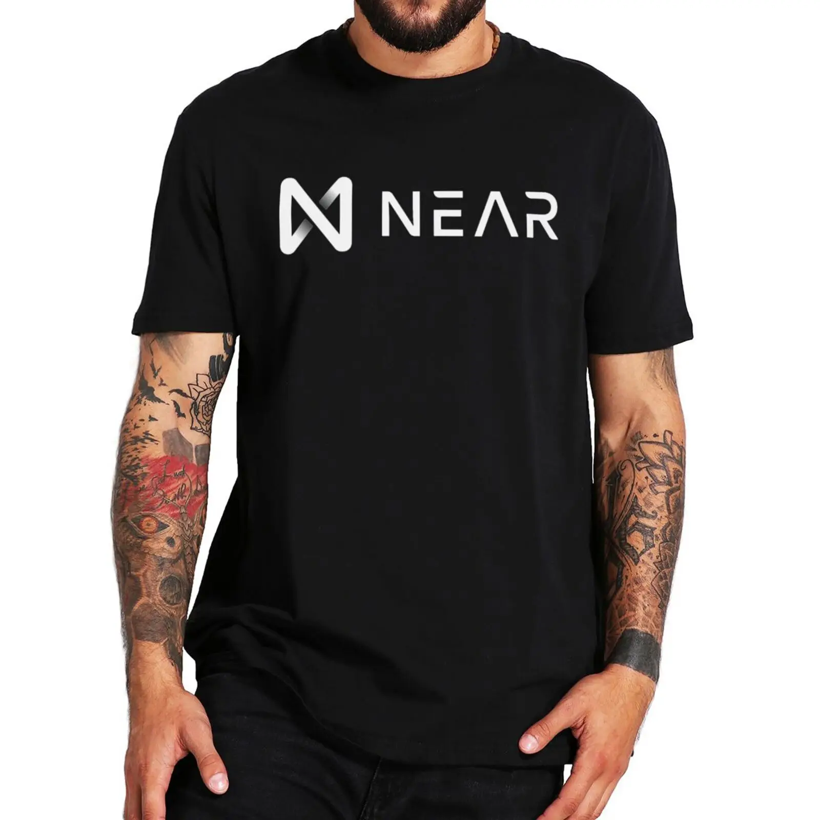 NEAR Protocole t-shirt Ethereum Blockchain Crypto essentiel classique t-shirt taille ue été Camiseta pour hommes femmes 100% coton