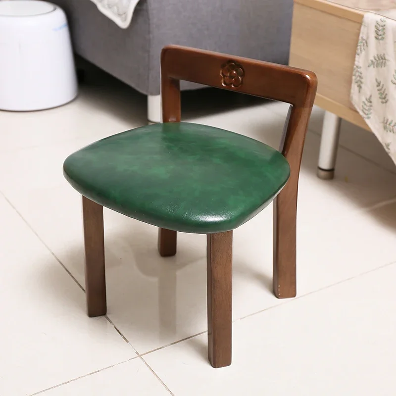 

Small Stools Family Backchairs For Living Room Coffee Tables Low Chairs For Children Miniature Benches Adults Solid Wood Design