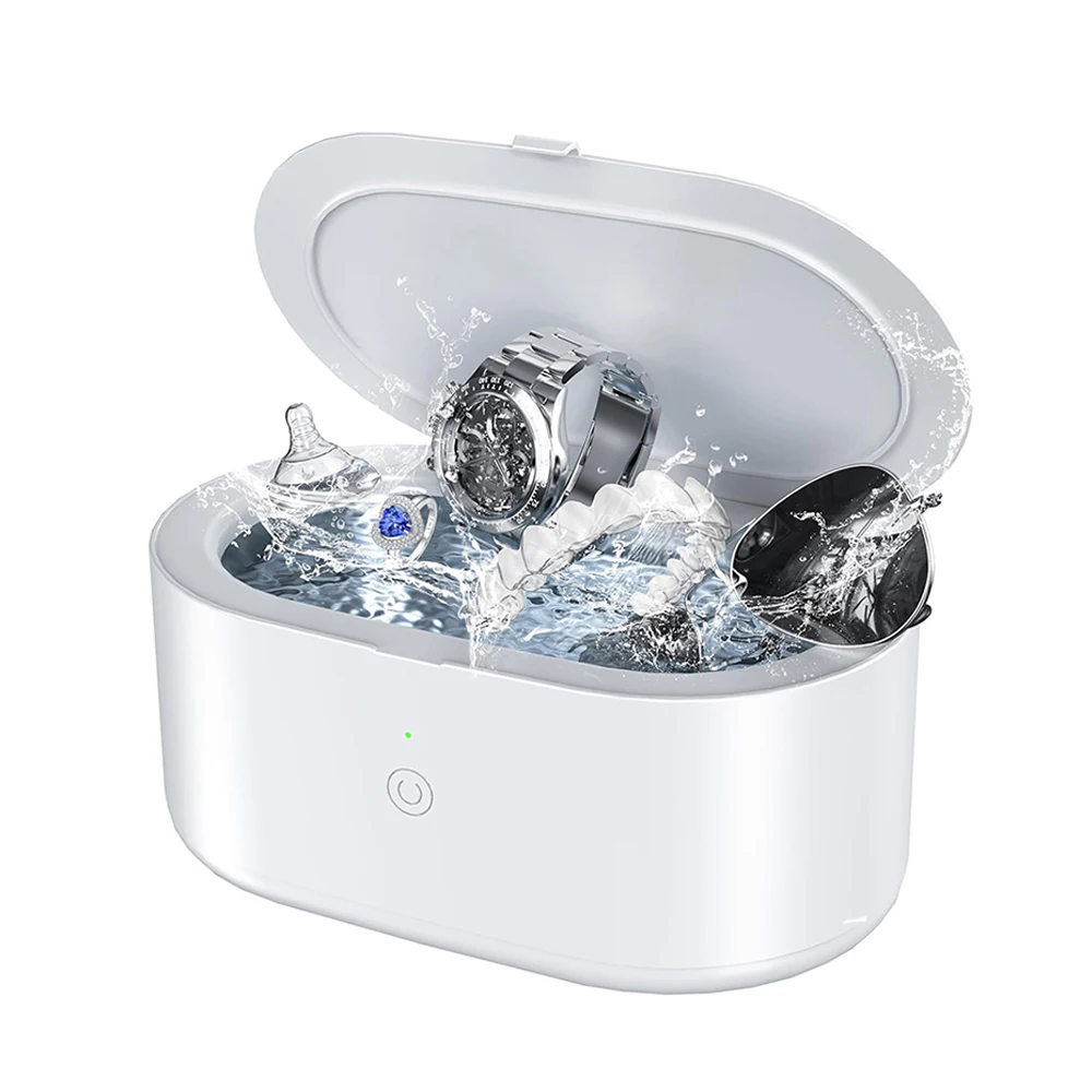 KUNPHY New 600ML Ultrasonic Household Cleaning Machine 46KHz for Glasses Jewelry Denture Mouth Deep Clean Dental Tool Appliances