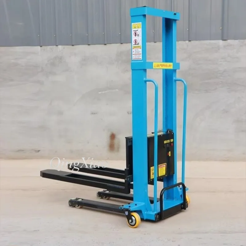 Industrial Hydraulic Pallet Loading Stacker Forklift Solid Load Bearing Structure Ideal For Factory Storage Area Cargo Stacking