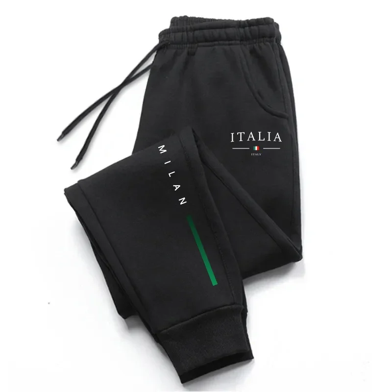 

Fashion Jogging Pants Hot Sales Mens Sweatpants Printing Versatile Gym Quality Comfortable Soft Sport Casual Trousers Drawstring