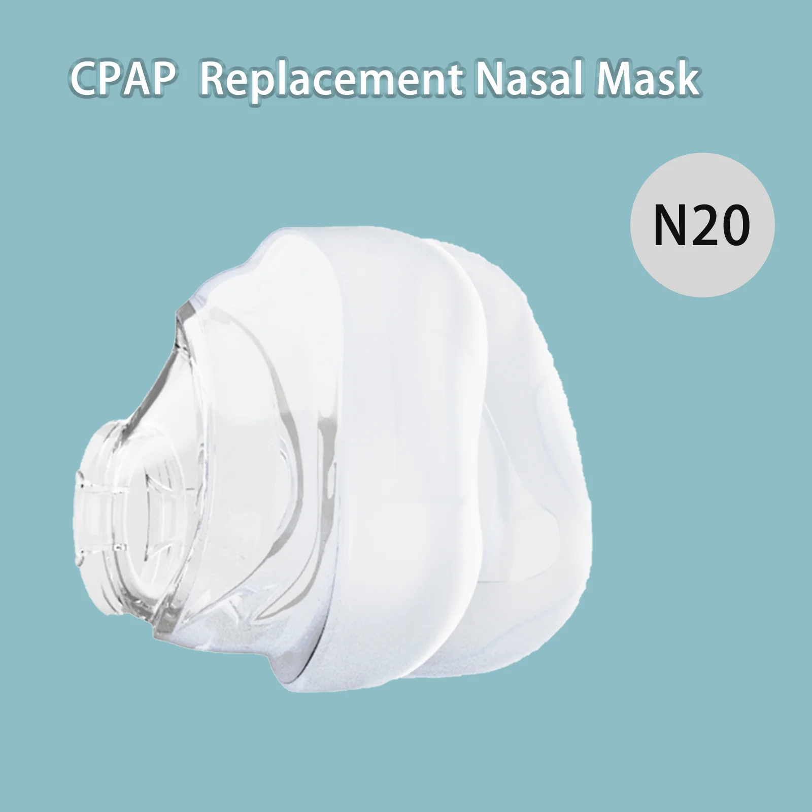 

1pc Cushion Nasal Mask, for Air Fit/Air Touch N20 CPAP Nose Mask, Cover Household Ventilator Machine Replacement Accessories