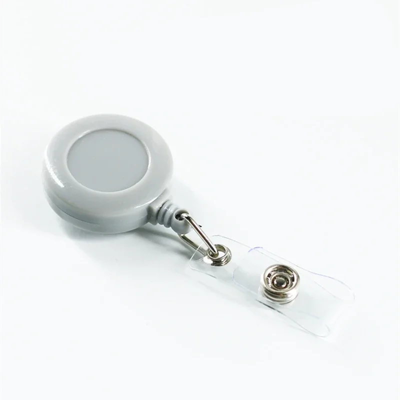10pcs/lot Retractable Anti-Lost Clip Card Badge Holder Reels Name Tags Id Holder Badge Nurse Accessories
