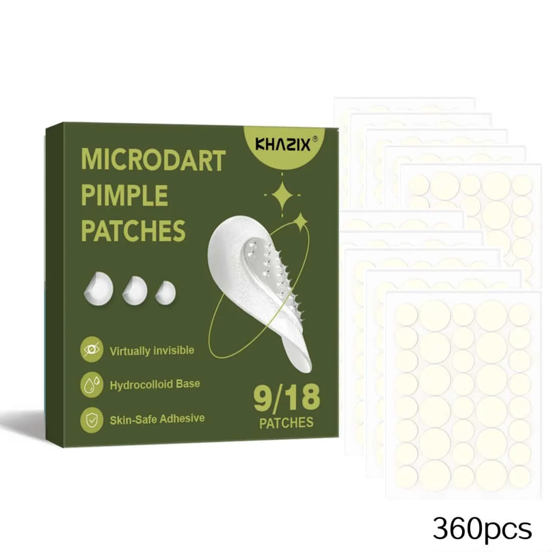 

360pcs Ultra-thin Hydrocolloid Acne Patch: 0.1mm invisible thickness, not obtrusive even when viewed up close.