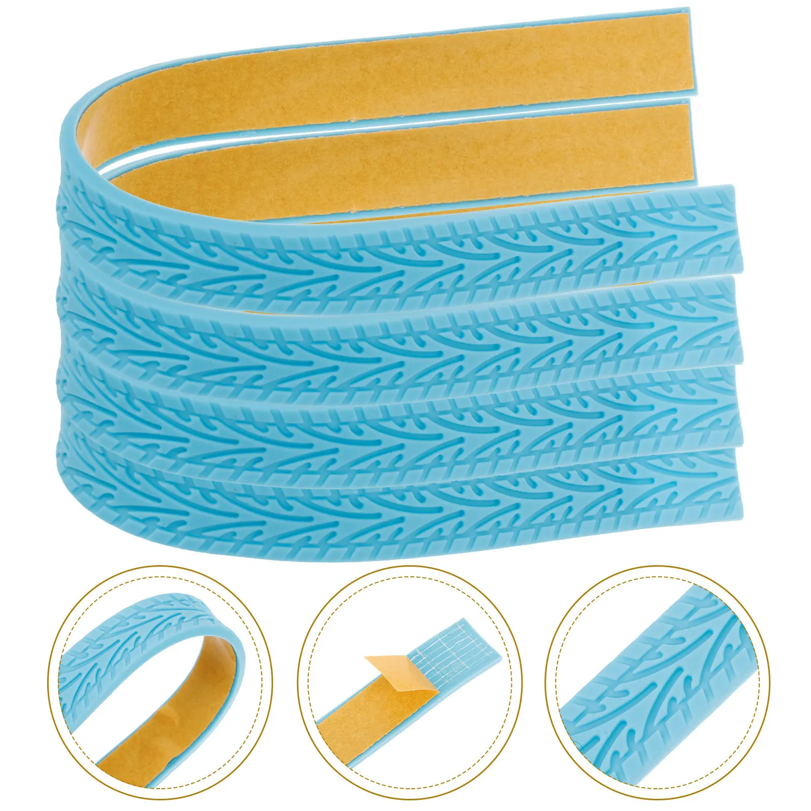 

4Pcs Suitcase Wheel Protectors Luggage Feet Covers Noise Reducing Shock Absorbing Silicone Wheel Guards Fashionable Travel