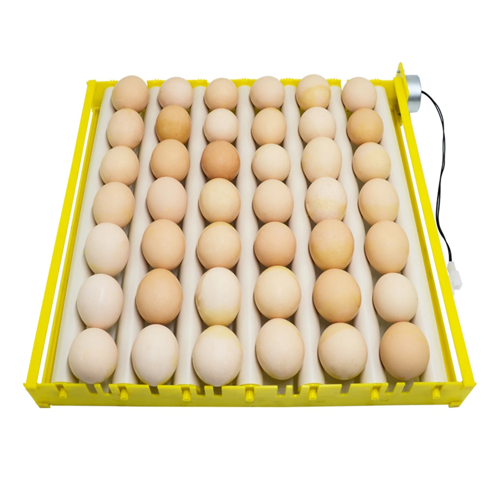 Plastic 7/9/13 Tubes Egg Incubator Tray Rotary Automatic Egg Roller Turner Poultry Hatching Device for Duck Goose Quail Eggs