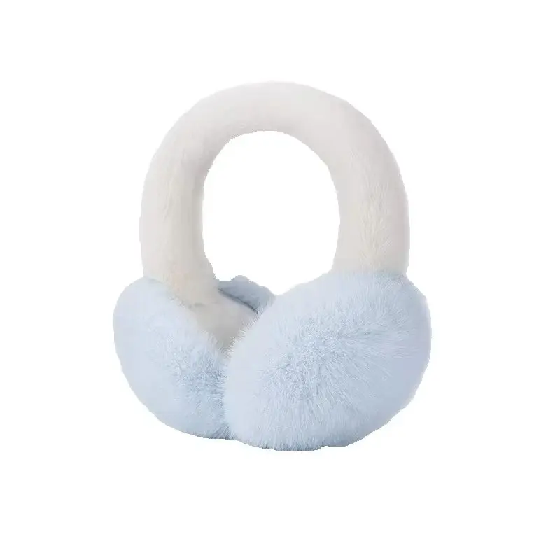 1PC Solid Color Soft Plush Ear Warmer Winter Warm Earmuffs Fashion Ear Cover Outdoor Cold Protection Ear-Muffs Folding Earflap