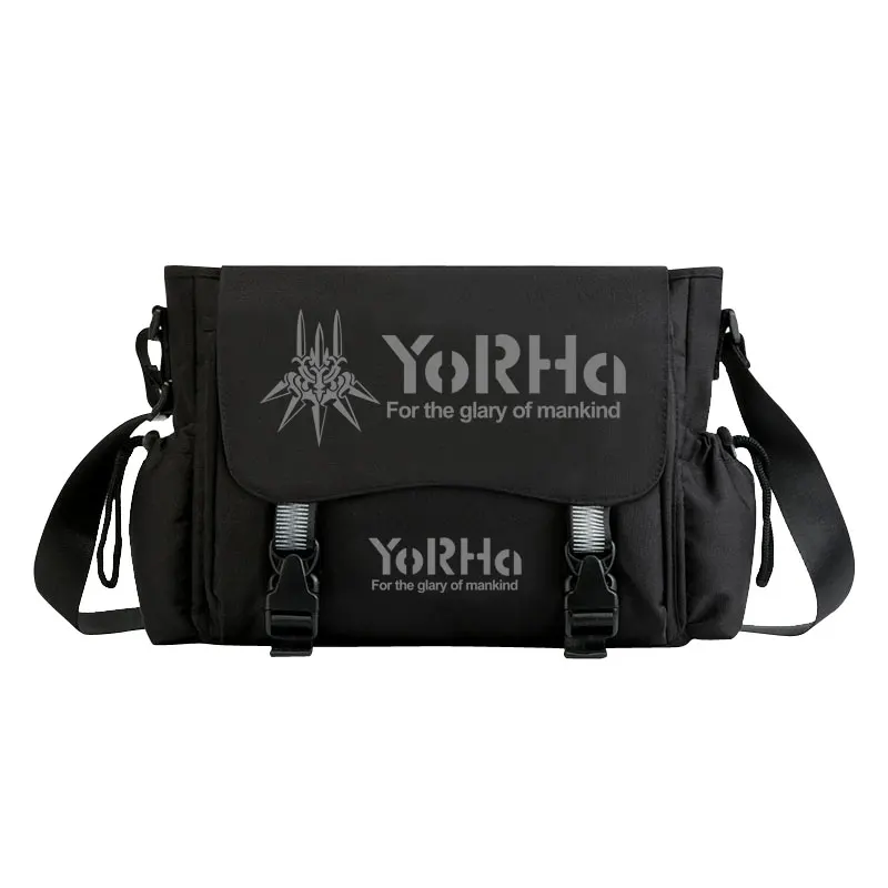 Imagem -05 - Yorha Cosplay Oxford Bolsa de Ombro Bolsa de Estudante Anime Messenger Bolsa Casual Zipper Laptop Bolsa No. tipo b Moda