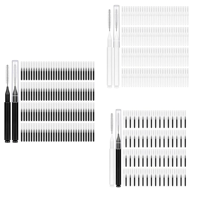 Top Deals 120Pcs Interdental Brushes, Braces Brush Cleaner For Teeth Cleaning Tools Spiral  Brush For Efficient Oral Care
