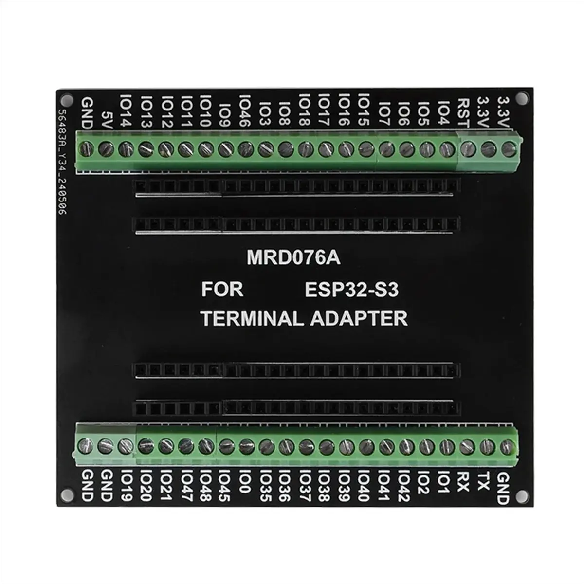 ABGN ESP32-S3 لوح تمديد GPIO 1 إلى 2 لوحة القطع لوحة توسيع طبقات مزدوجة مع لوحة تطوير N8R2/N16R8 B #4