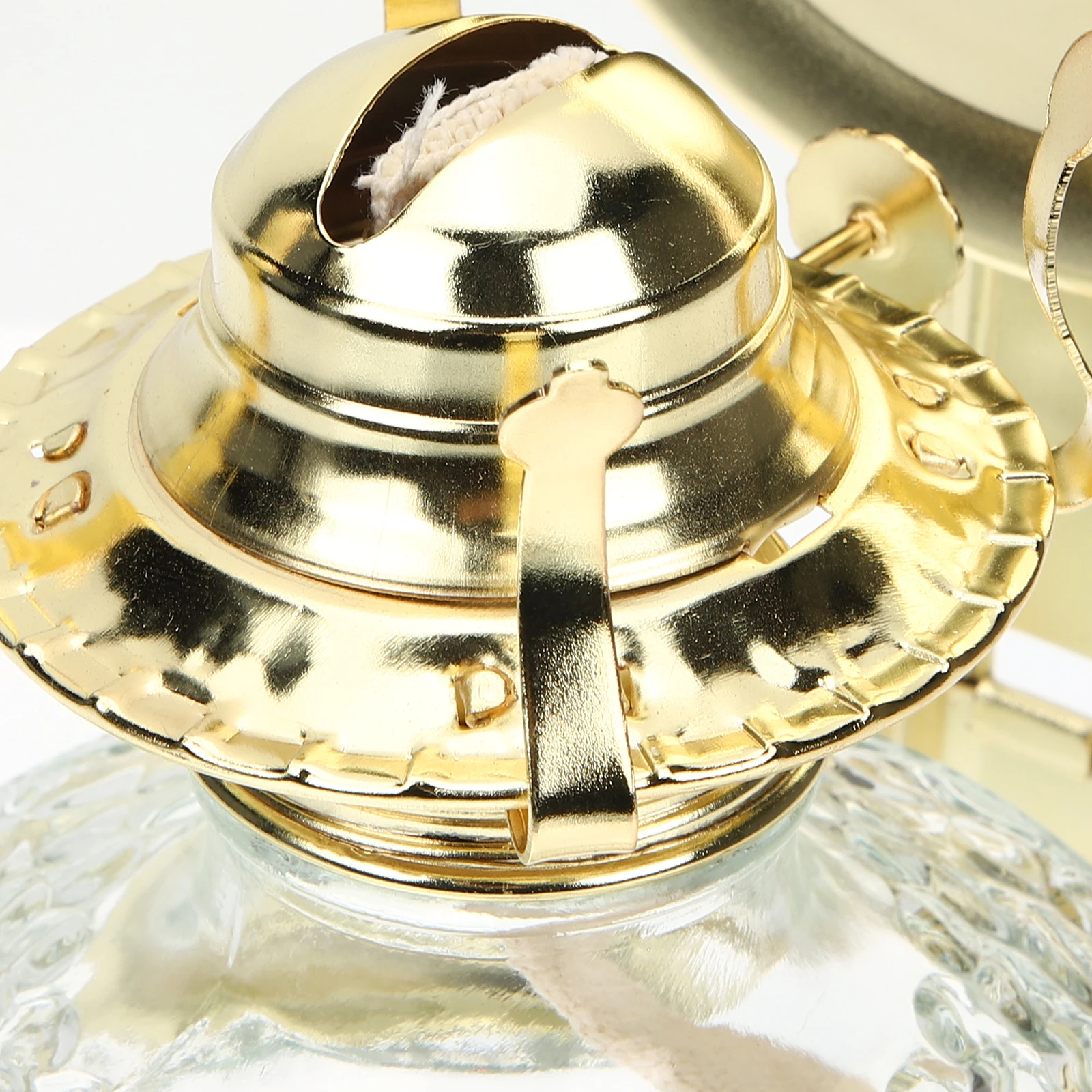 

Vintage Glass Lamp Decorative Oil Lamp Large for Indoor Use Emergency Lighting Oil Light Light