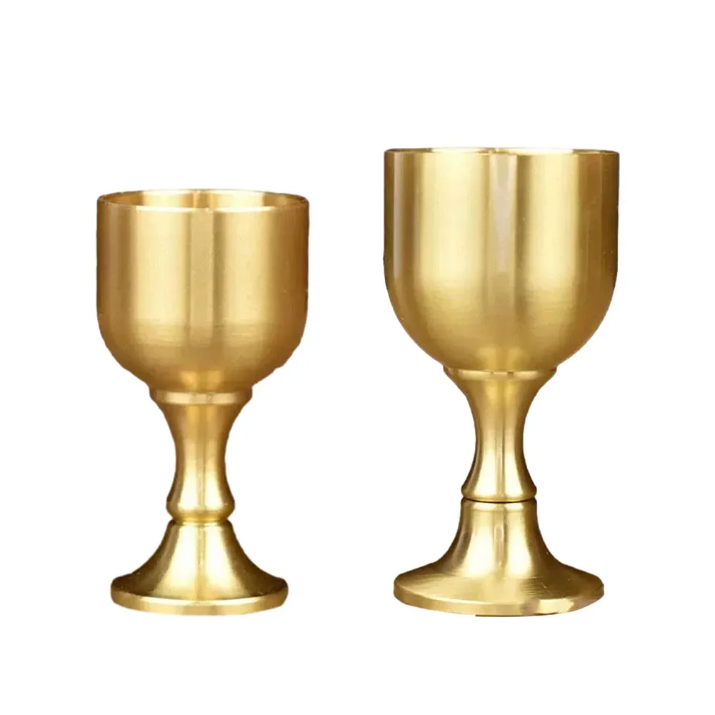 Brass Wine Glasses Unbreakable Metal Cocktail Glasses 15/30ml For Drinking Cocktails And Wine At Bar Home Drinkware