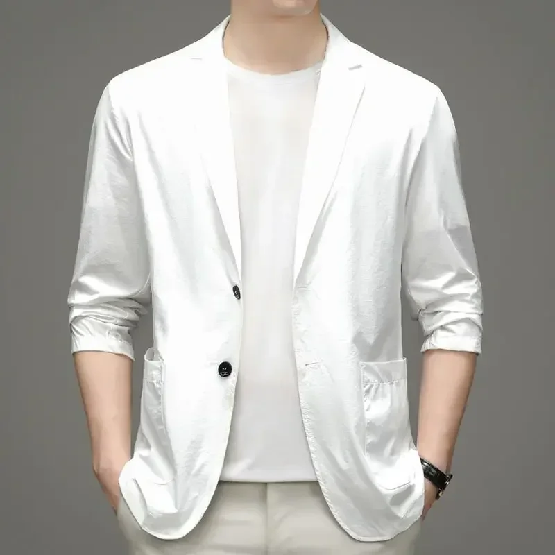 Customized Men's Ultra-thin Casual Suit Light and Thin Jacket Top