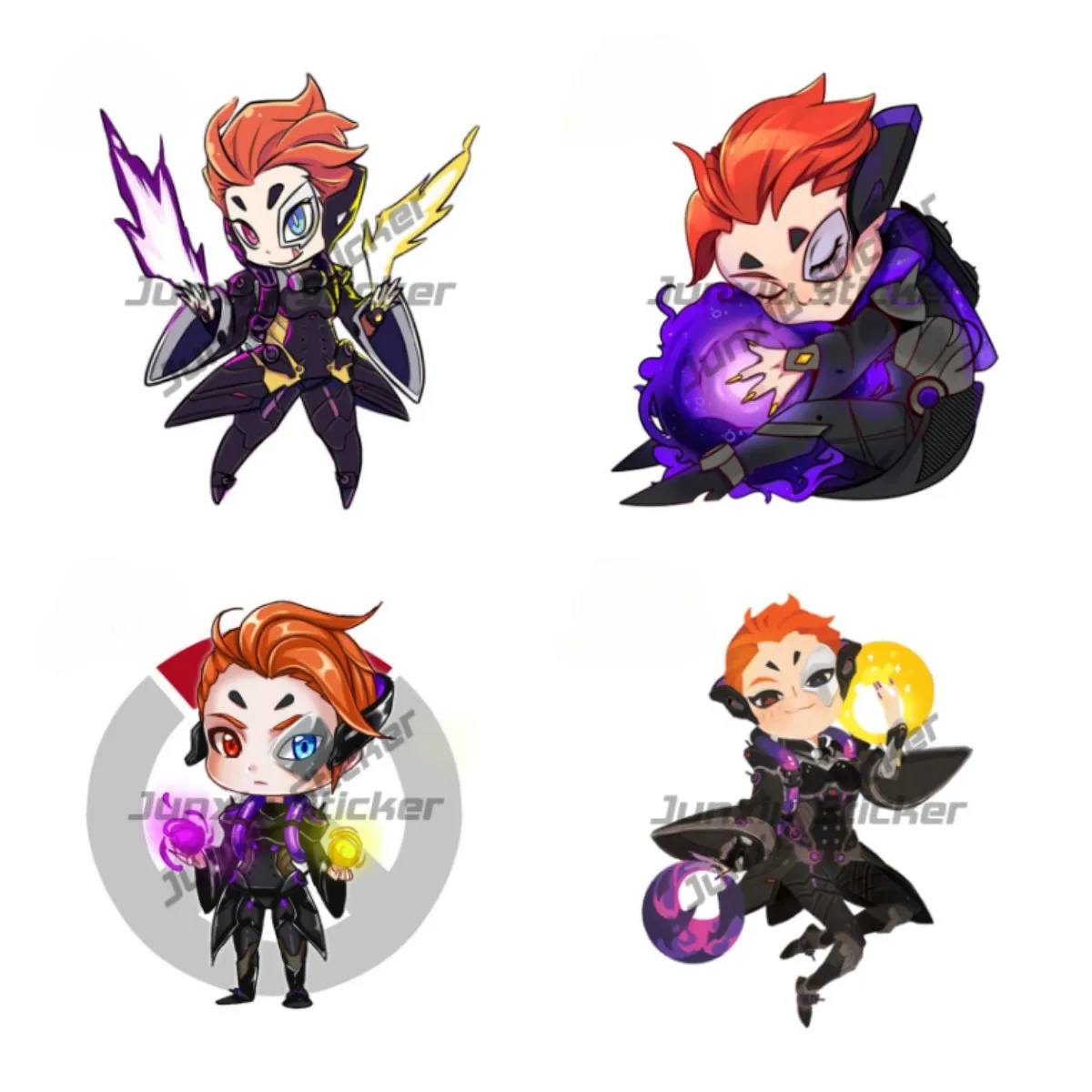 

Moira Game Car Stickers Personality Decal Creative Graphics Windows Trunk Motorcycle Car Accessories