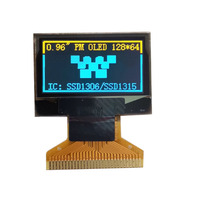 0.96 Inch 128X64 Blue/White/ Double Color OLED Display 128*64 LCD Screen Board 30pin SSD1306 Driver Passive Matrix For DIY KIT