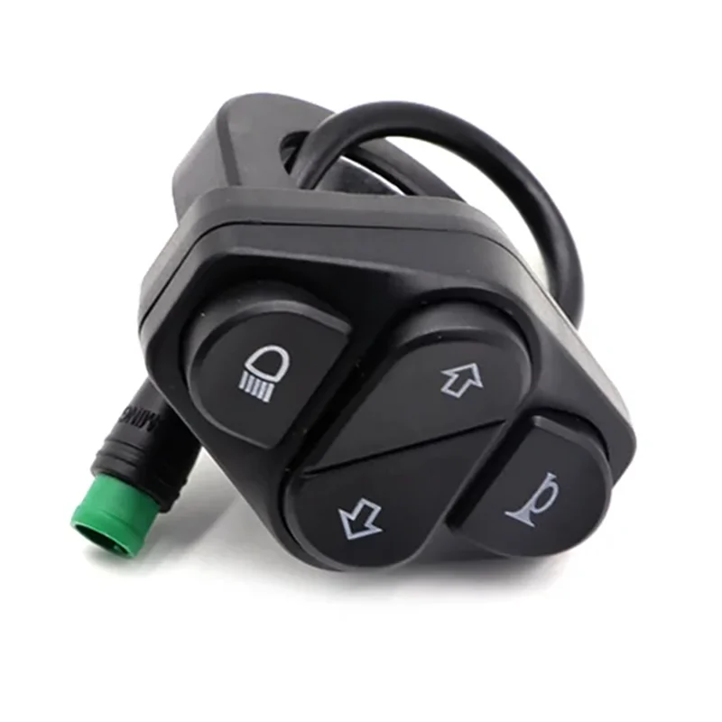 

B34B-Headlight Button For Kukirin G2 Master Electric Scooter 5 Pin Turn Signal Switch Accessories