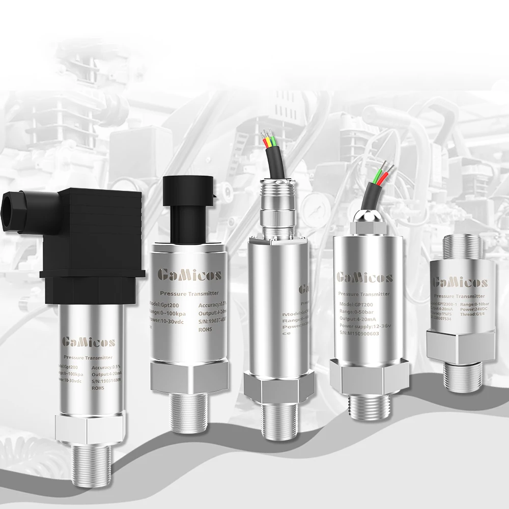 

GPT200 OEM Universal Industrial 4-20mA 0-10v 0.25% RS485 Low Cost Gas Pressure Sensor Transmitter