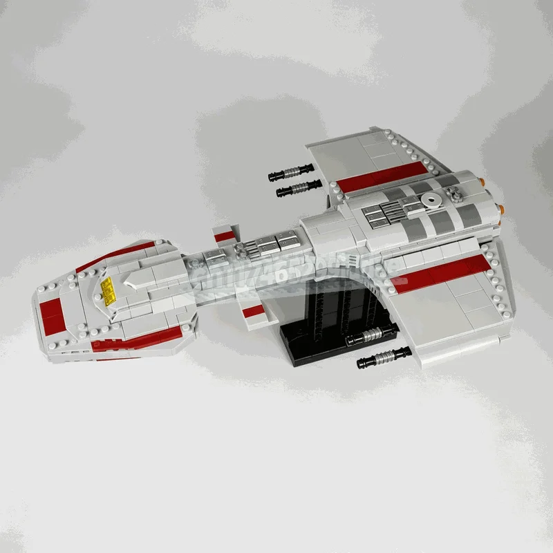 1003PCS Marauder Class Corvette Space Battle Ship MOC Custom Building Blocks Model DIY Assembly Creative Puzzle Educational Toy