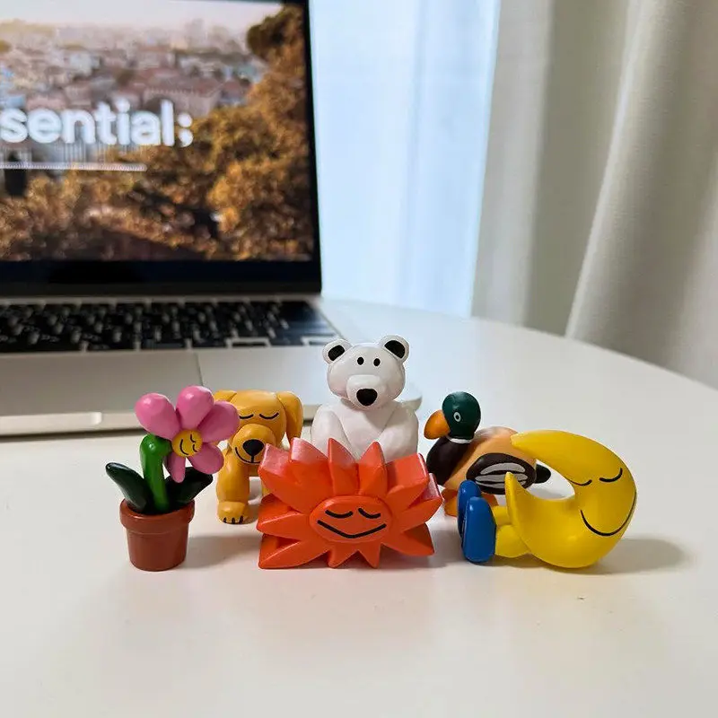 New Products In Stock Dinosaur Flowers Penguin Elephant Doll Blind Box Handmade Toy Desktop Ornament Holiday Surprise Gift view 3