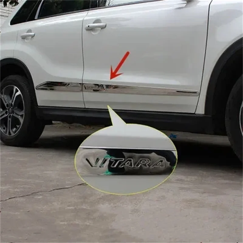 

For Suzuki Vitara 2016-2018 High-quality Stainless Steel Body Decoration Trim Anti-scratch Protection Car Accessories