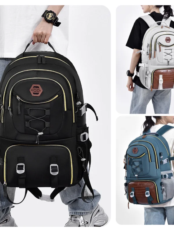 

Casual Ox Cloth Bapa Large Capaci Travel Bag ex Double oulder Bag with Cuter Carent Commuting Sle B...