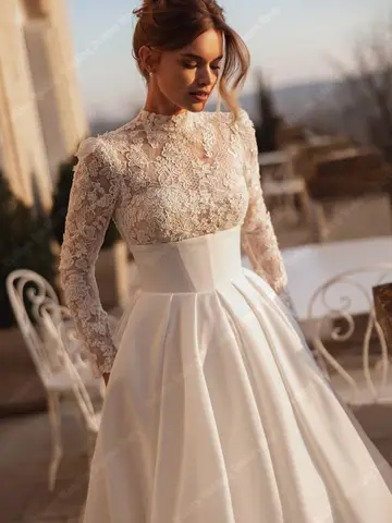 10 best sales kunglig brudklänning - №6