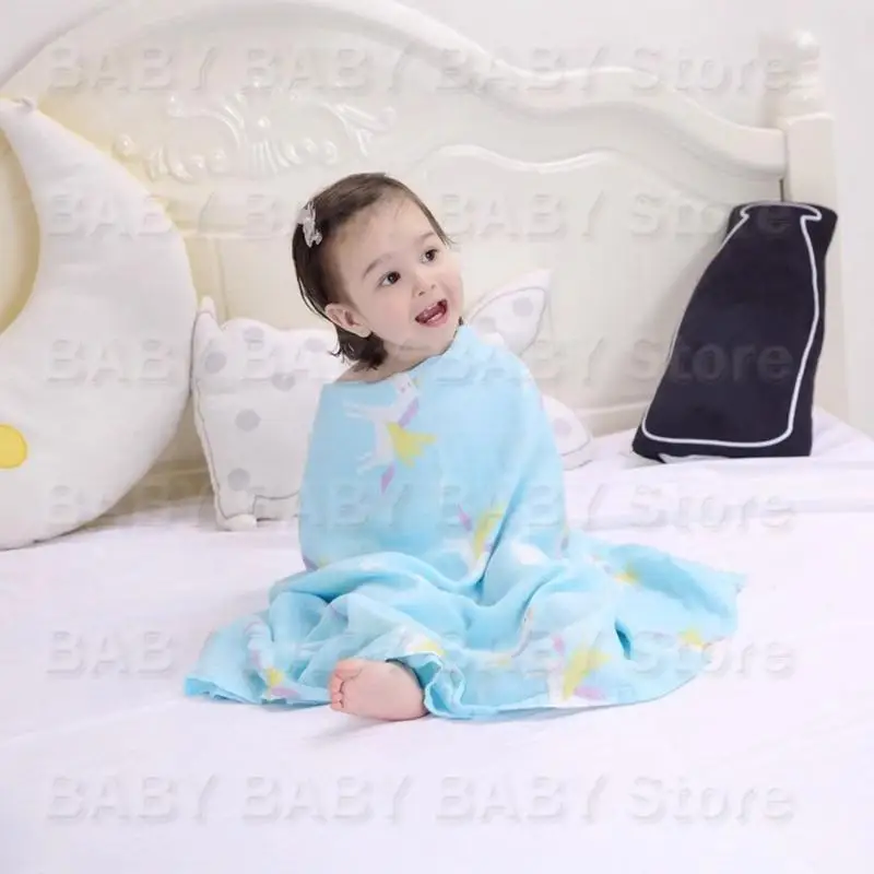 Q81A منشفة رمي نوم مريحة للأطفال حديثي الولادة من 0 إلى 24 شهرًا بطانية متعددة الأغراض #5