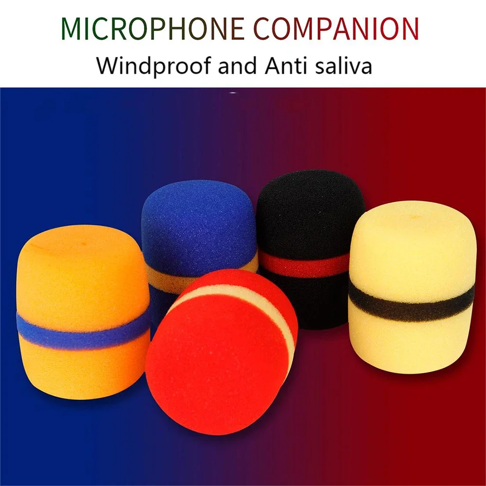 SLADE غطاء ميكروفون رشاقته ملحقات الآلات الموسيقية رغوة الزجاج الأمامي الإسفنج غطاء ل يده الصوت هيئة التصنيع العسكري KTV كاريوكي