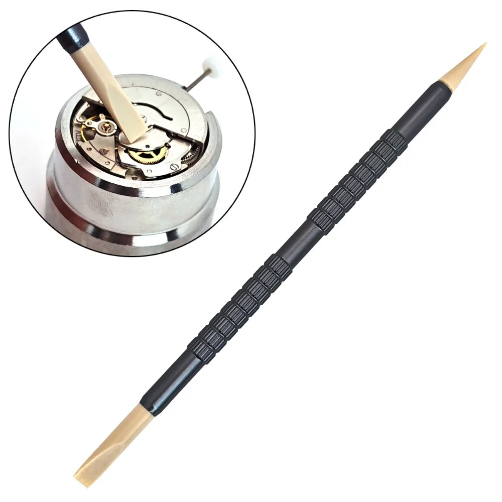 PEEK Stick with Auxiliary Movement Core Clamp Watch Dial Cleaning Pen  Watchmaker Watch Repair Tool