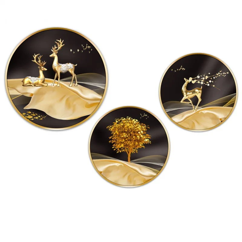 

Restaurant decoration painting, modern simple dining room wall decoration mural