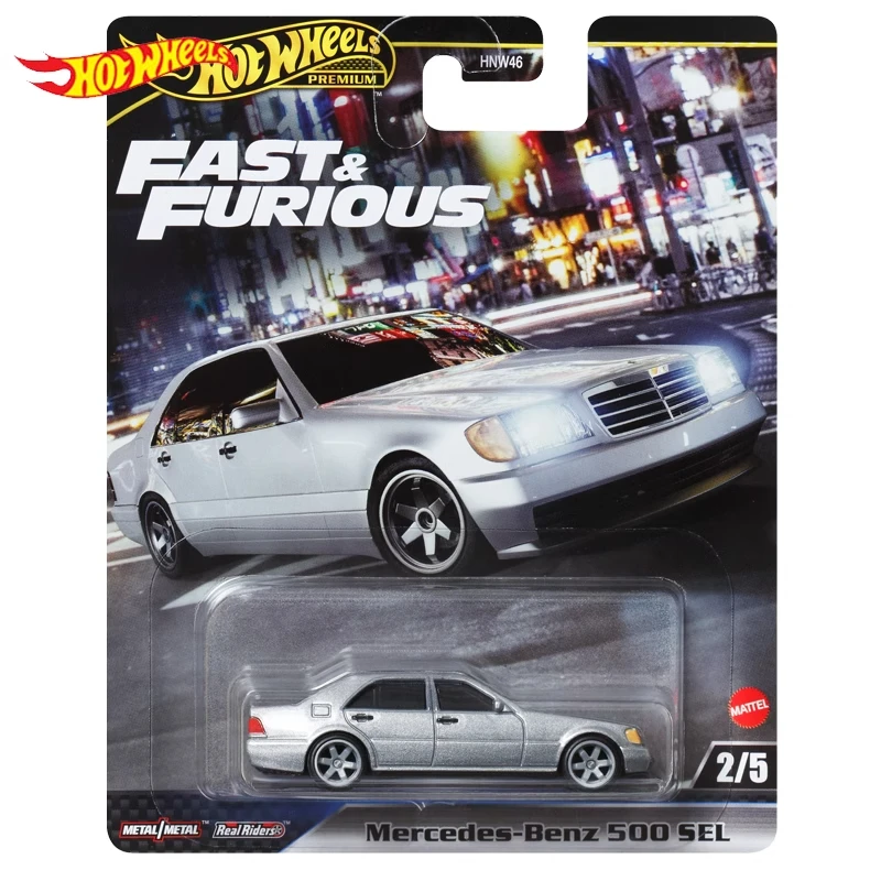 

Mattel Hot Wheels PREMIUM Car Fast Furious Mercedes-Benz 500 SEL HNW46-G 2024 MIX3 1/64 литая модель в подарок