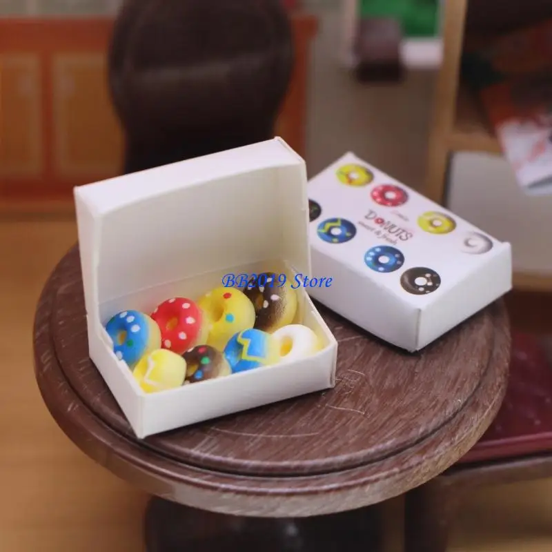 

Творческий подарок Q0KB для коллекционера Mini Dessert Doll Accessyminiature Display