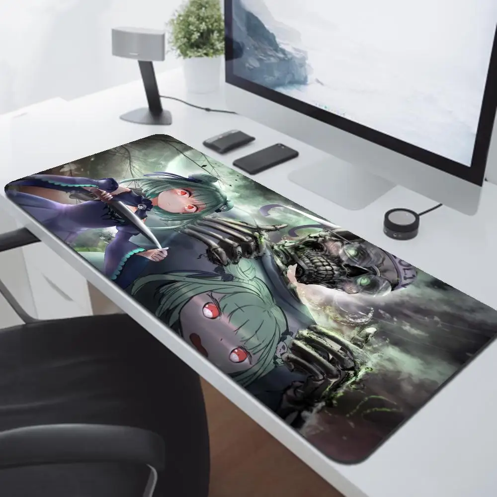 

Tapis De Souris Mousepad Uruha Rushia Hololive Girl Alfombrilla Gaming Accessories Non-slip Mouse Pad Tappetino Mouse Mausepad