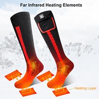 Battery Powered Cold Weather Heat Socks for Men and Women, Warm  Socks, Outdoor Riding, Camping, Hiking, Motorcycle, Skiing