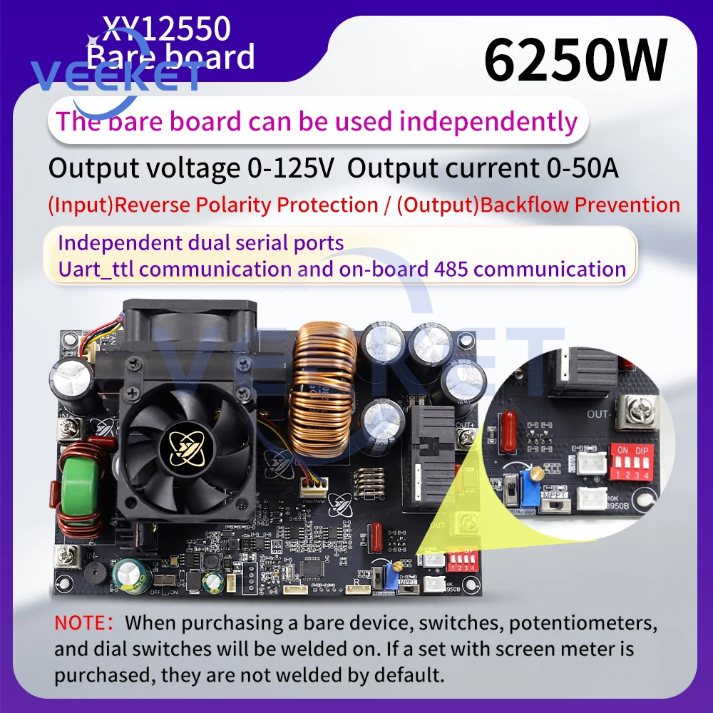 diymore 50A 6250W DC Buck Power Supply Module