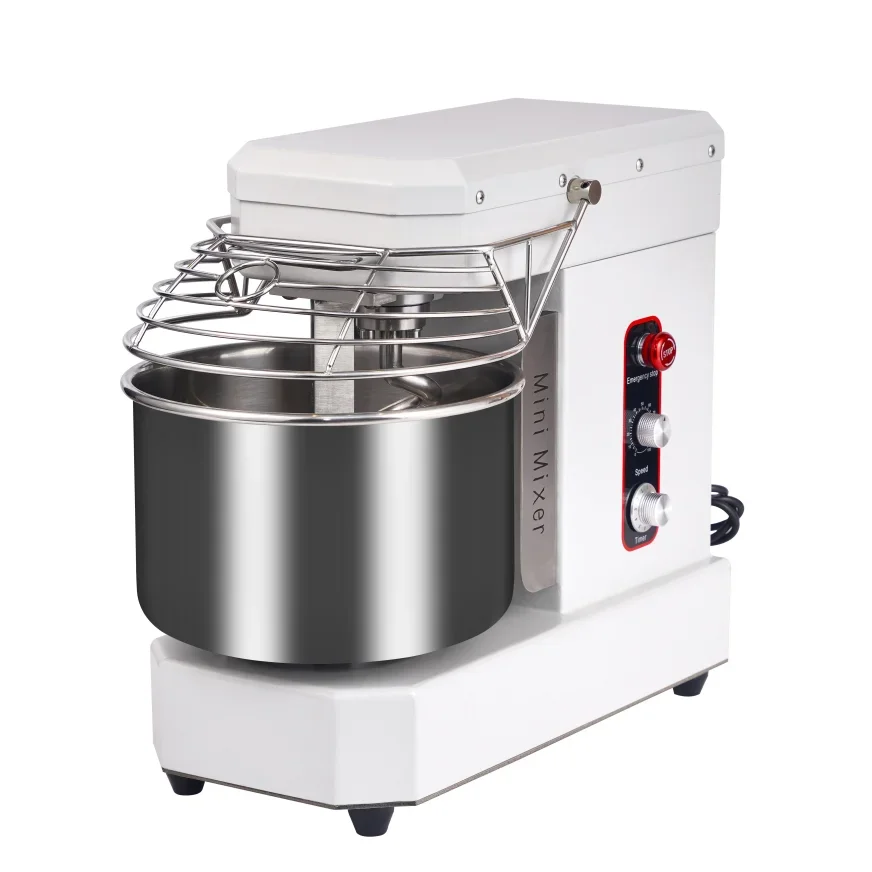 Commercial 10L High Spiral Dough Mixer with Digital Display Easy Operation Adjustable Speed Stainless Steel