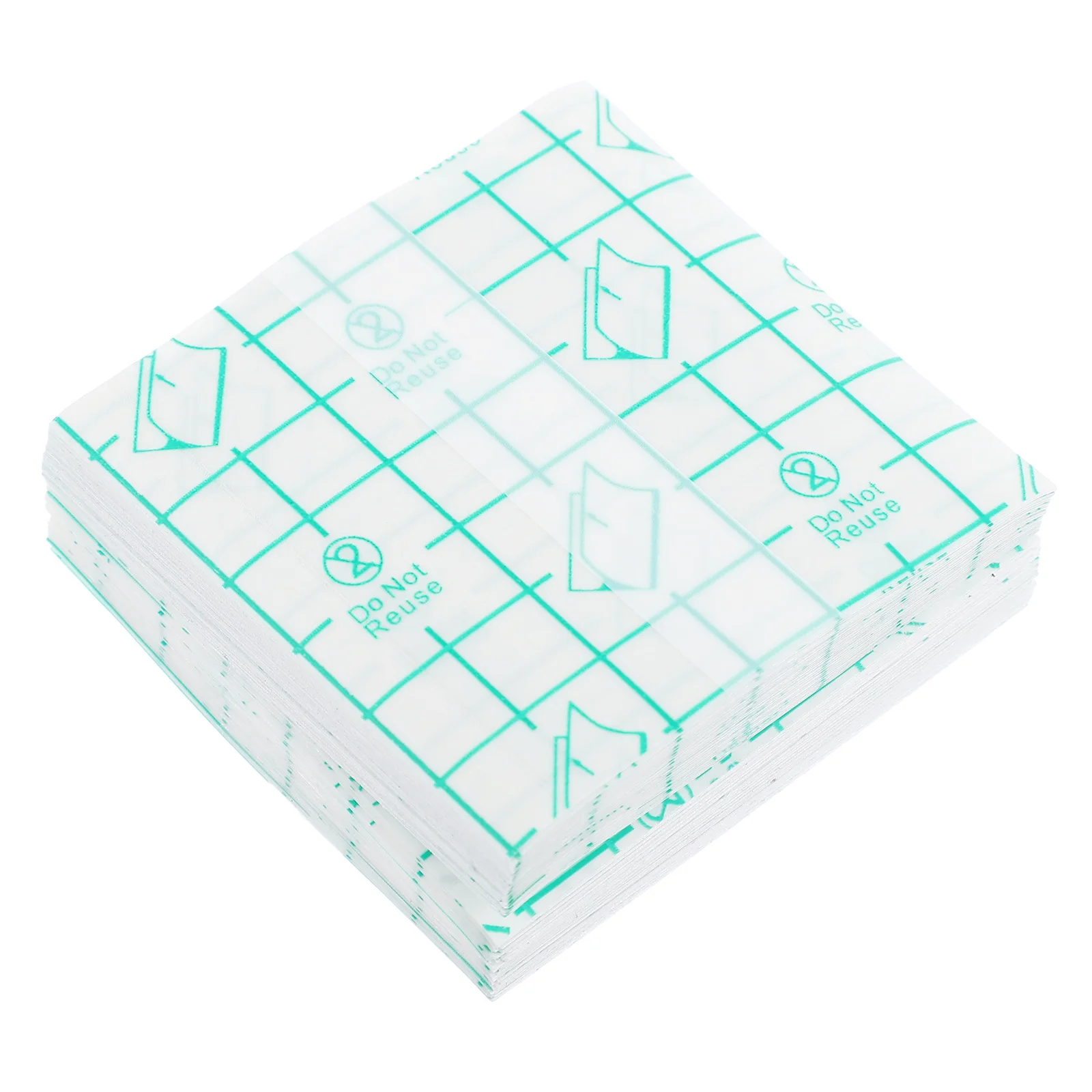 พาเลทผสมรองพื้นแบบใช้แล้วทิ้ง 100 ชิ้น ทำจากกระดาษ PU สำหรับแต่งหน้า ใช้สำหรับผสมสีและเครื่องสำอาง