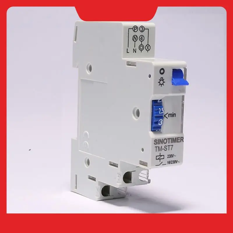 SINOTIMER TM-ST7 220 В переменного тока, 7 минут, механический таймер, 18 мм, одиночный модуль, таймер на DIN-рейку, таймер, таймер-N38R SINOTIMER TM-ST7 220 В переменного тока, 7 минут, механический таймер, 18 мм, одиночный модуль, таймер на DIN-рейку, таймер, таймер-N38R
