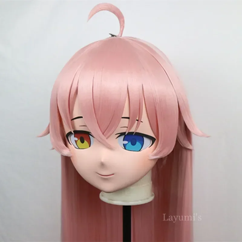(B100) Customized Lifesize Mask Crossdressing with Backshell Silicone Anime Kigurumi Mask Cosplay