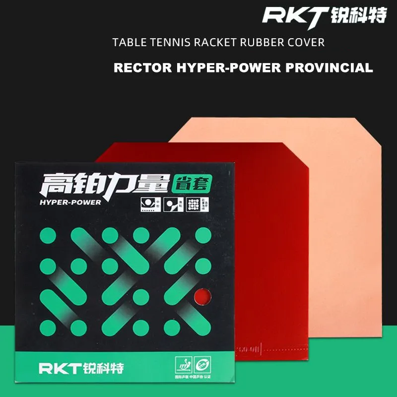 Rector Hyper-Power Table Tennis Rubber Sheet 2.1mm Pre-boosted Sponge Ping Pong Rubber for Provincial Team, Voiced by Chenqi