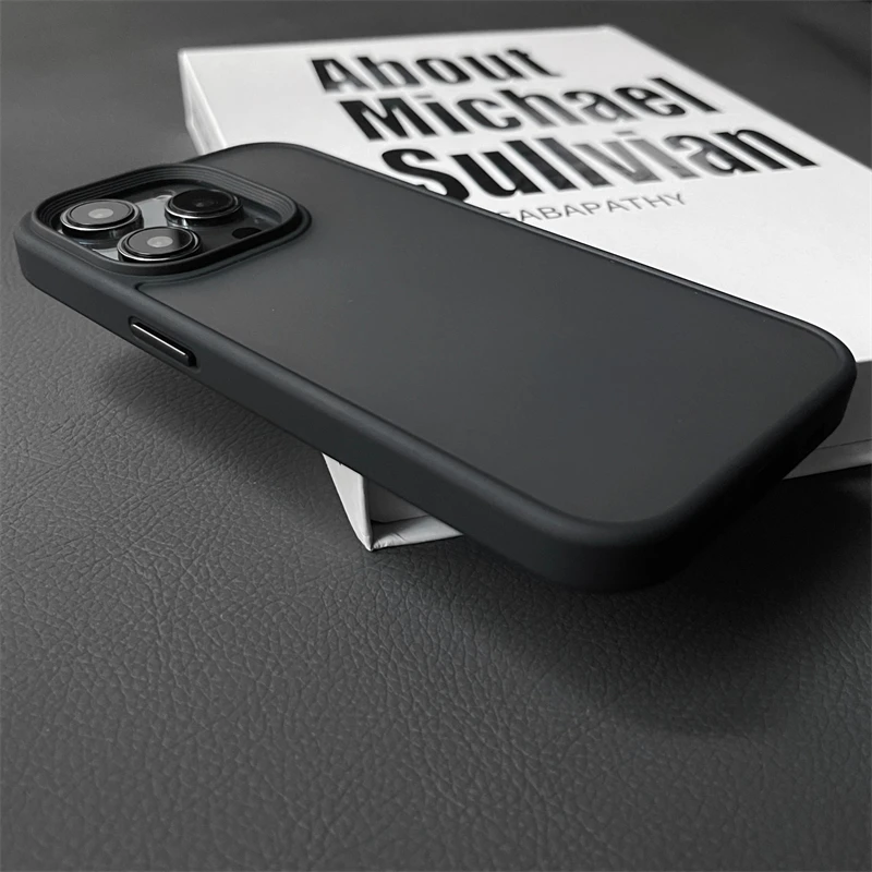 Armor Shockproof Hybrid Case for iPhone 15 14 13 Pro Max Matte Back Cover on Coque Iphone16 Plus Screen Protective Bumper Shell