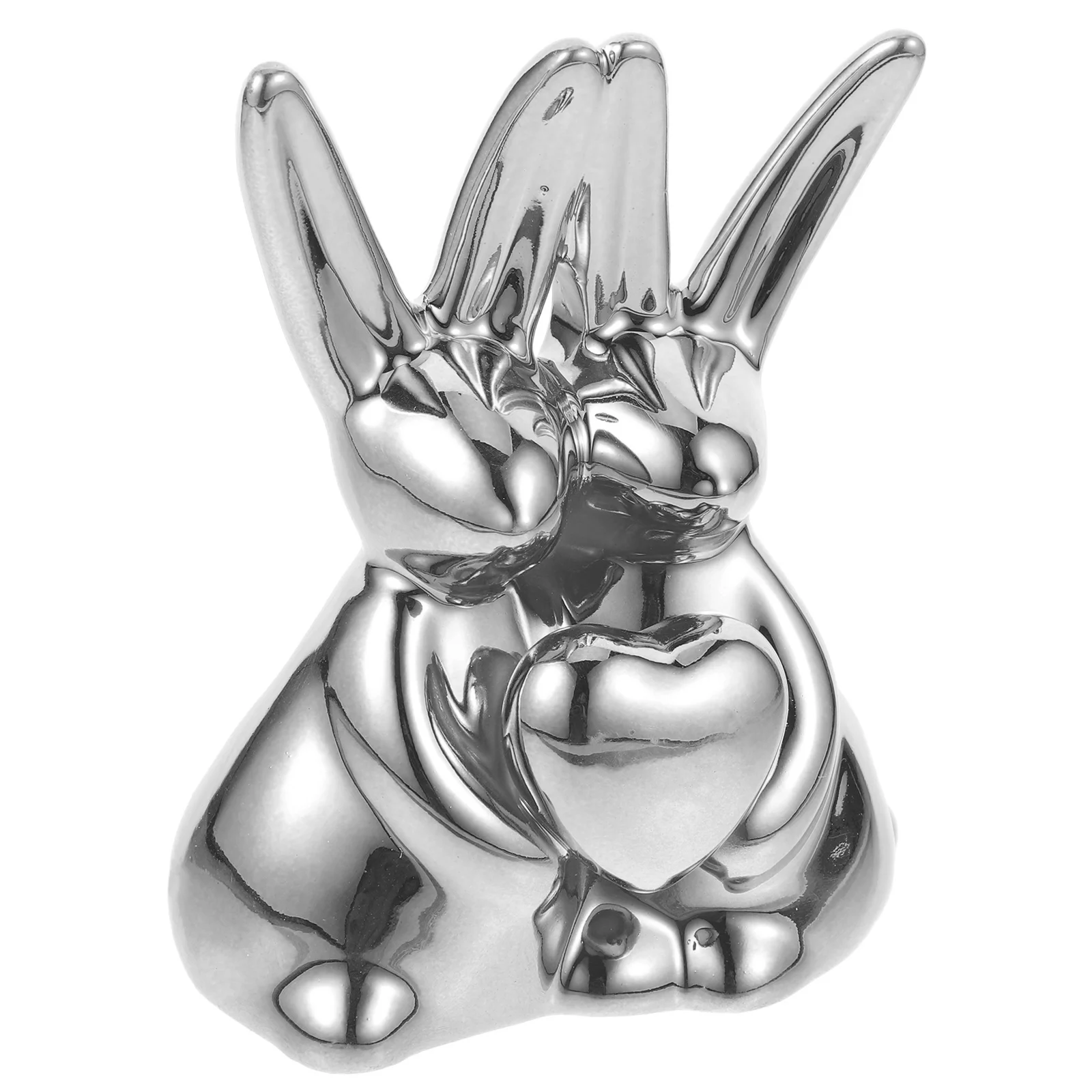 

Bunny Figures Statues Mini Rabbit Decoration Home Miniature Figurine Decorative