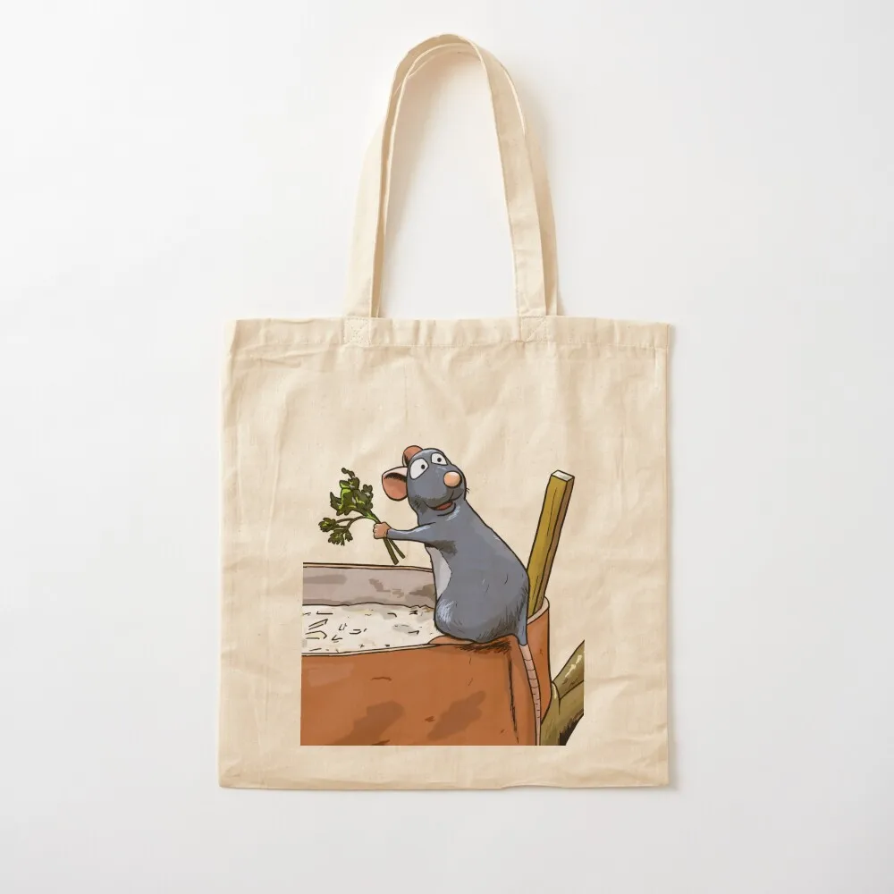 

Ratatouille Tote Bag supermarket folding bag Woman shopper bag Canvas stote