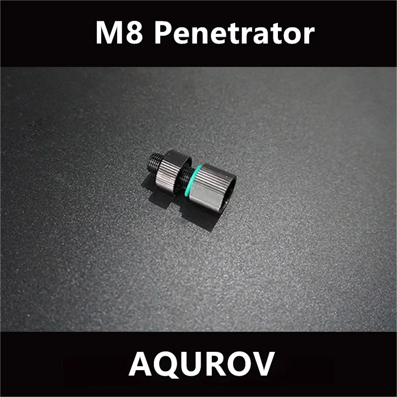 ROV M8 CNC Aluminum Waterproof Sealed Cabin Hollow Solid Screw Bolt For Remote Operated Vehicle