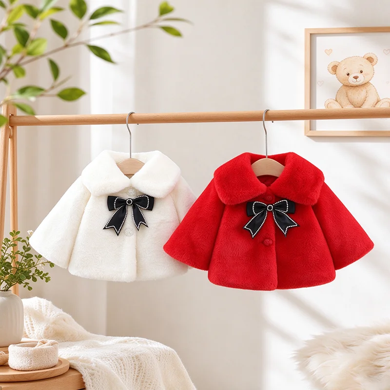 Winter Baby Girl Clothes Windproof Warm Toddler Cotton Coat New Born Korean Style Jacket For Girls Infant Overalls Kids Wear