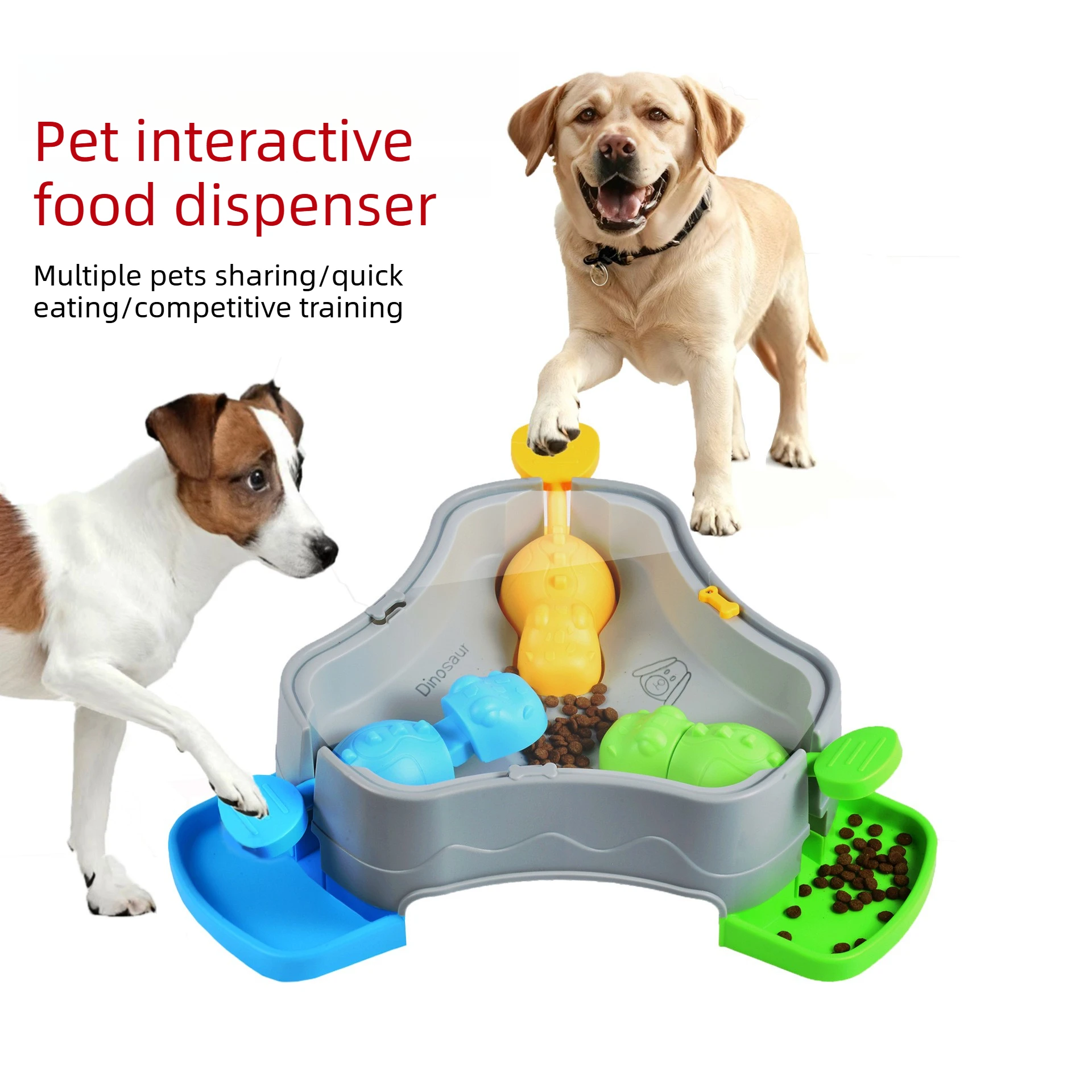 Dispensador prensa alimentación lenta antiasfixia para perros y gatos - imagen 5