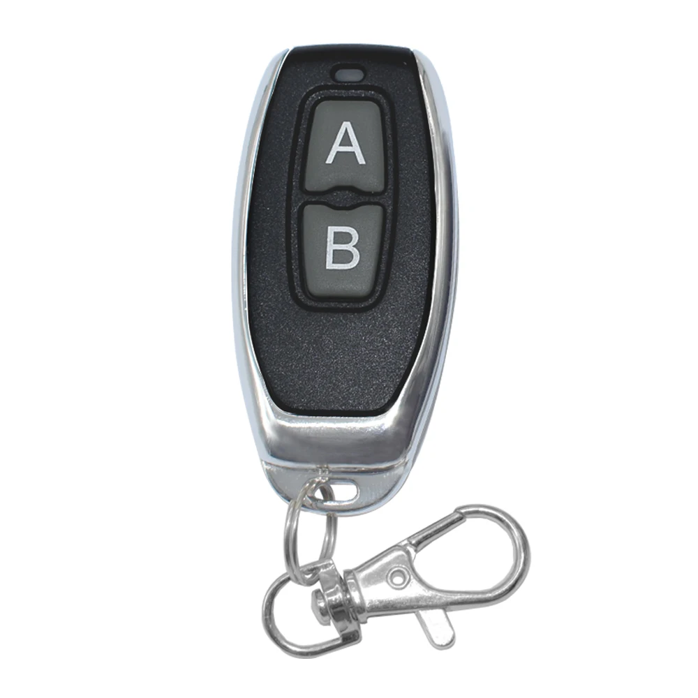 Universal 433.92MHz 433MHz Cloning Remote, Compatible with Most Fixed Code Chip, 2 Channel for Gate Car Garage Door Opener